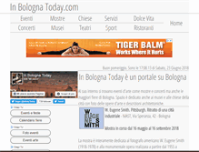 Tablet Screenshot of inbolognatoday.com